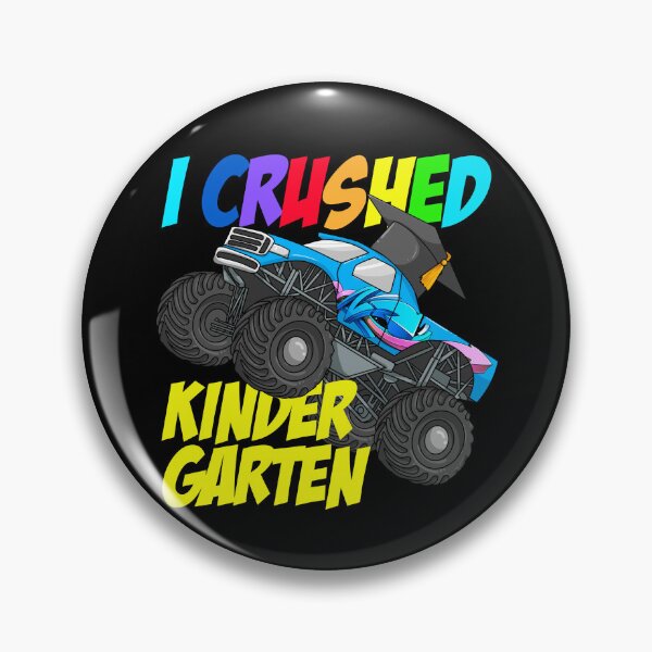 Item preview, I Crushed Kindergarten Monster Truck Kindergrten Graduation Gear designed and sold by DynamicDesign.