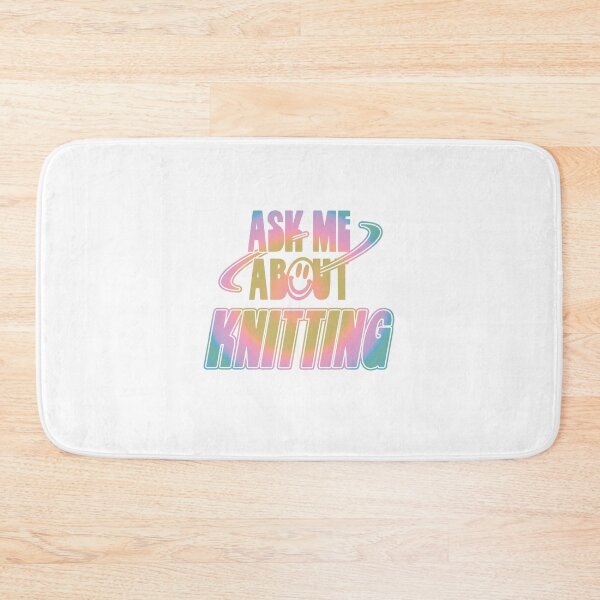 Artikelvorschau, Ask Me About Knitting entworfen und verkauft von orlumbuspirate.