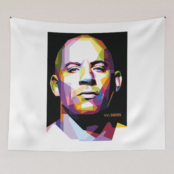Item preview, Vin Diesel pop art designed and sold by Weisenbadennis4.