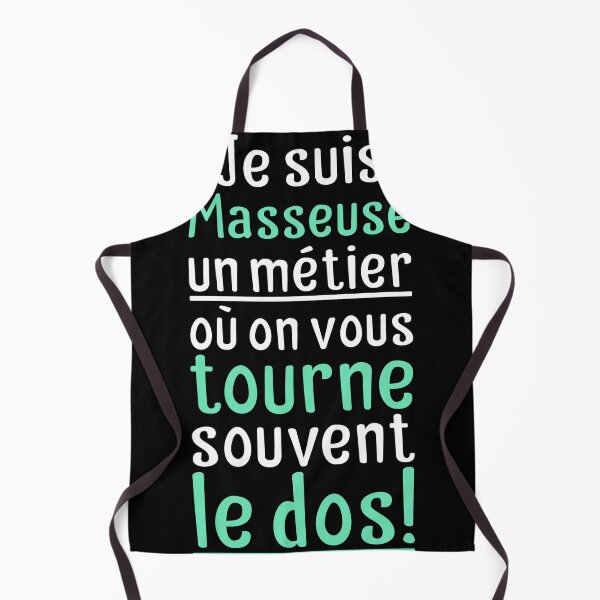 Item preview, Masseuse Humor Quote Back designed and sold by doucelune.