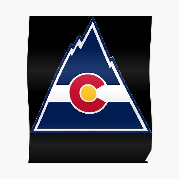 Custom Colorado Rockies Throwback Vintage NHL Hockey Home