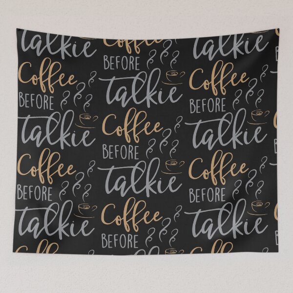 Item preview, Coffee Before Talkie designed and sold by slicksdesigns.