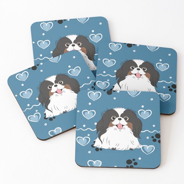 Item preview, LOVE Tri Color Japanese Chin designed and sold by Lulupainting.