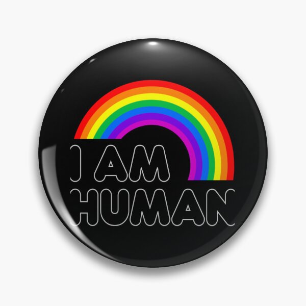 Item preview, I Am Human LGBT Rainbow Classic . designed and sold by milokzwidder.