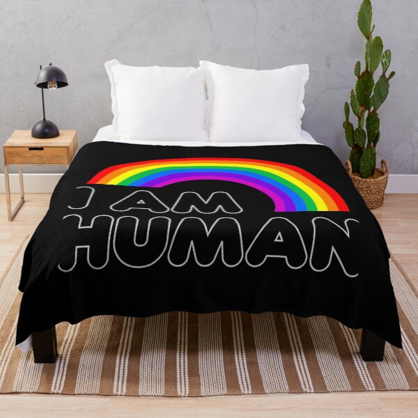 Item preview, I Am Human LGBT Rainbow Classic . designed and sold by milokzwidder.