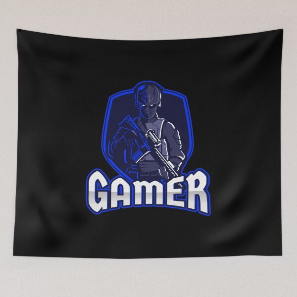 Item preview, Gamer with Menacing Character Shooter designed and sold by PRIVARSHU.