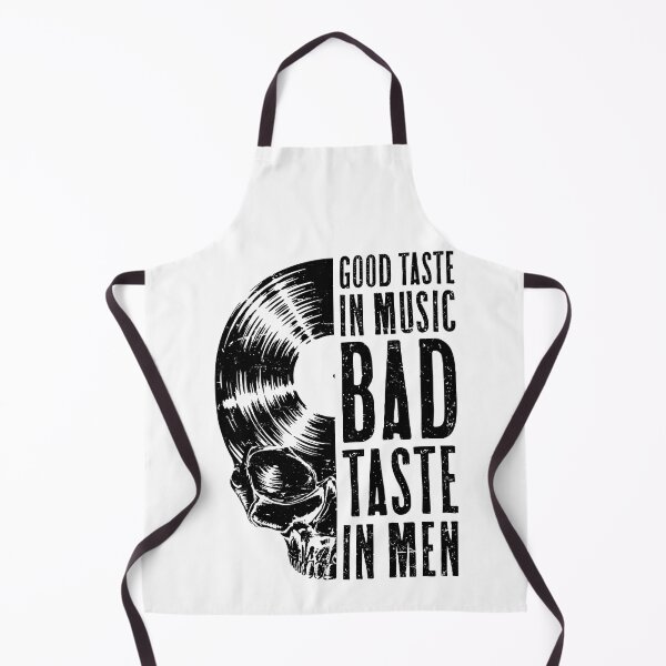 Item preview, Good Taste In Music Bad Taste In Men Vinyl Lover Skull LP designed and sold by GrandeDuc.