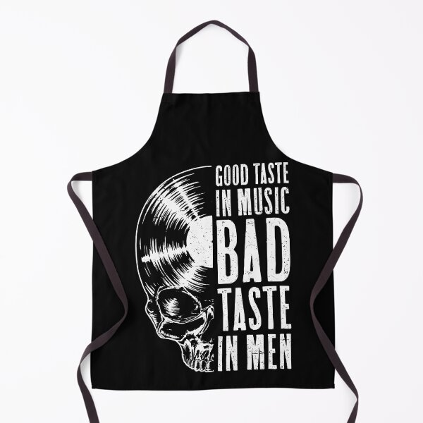 Item preview, Good Taste In Music Bad Taste In Men Vinyl Lover Skull LP designed and sold by GrandeDuc.