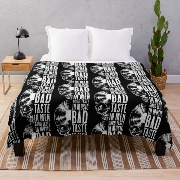 Item preview, Good Taste In Music Bad Taste In Men Vinyl Lover Skull LP designed and sold by GrandeDuc.