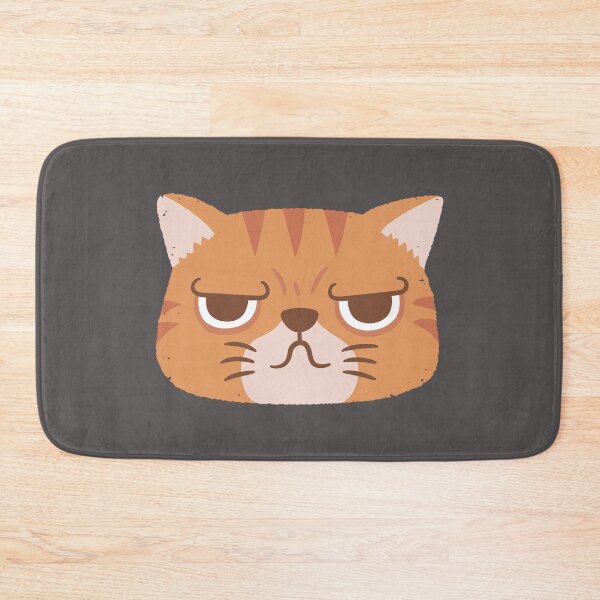Item preview, Funny Orange Tabby Cat With Grumpy Face designed and sold by rustydoodle.