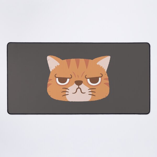 Item preview, Funny Orange Tabby Cat With Grumpy Face designed and sold by rustydoodle.