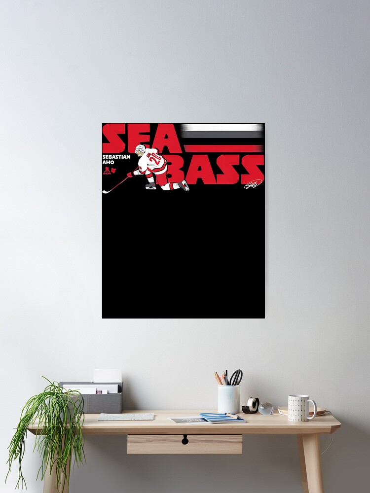 Officially Licensed Sebastian Aho - Sea Bass T-Shirt.png | Poster