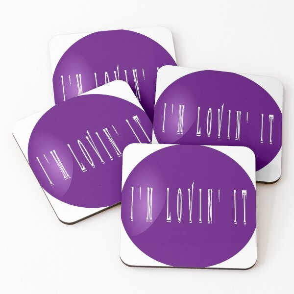 Item preview, I m Lovin it slogen(purple) designed and sold by DesignDrawn.