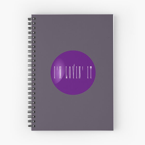 Item preview, I m Lovin it slogen(purple) designed and sold by DesignDrawn.