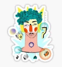 Bubble bath king Sticker