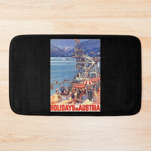 Item preview, Holidays in Austria Vintage Poster 1933  designed and sold by PaulaJimen8056.
