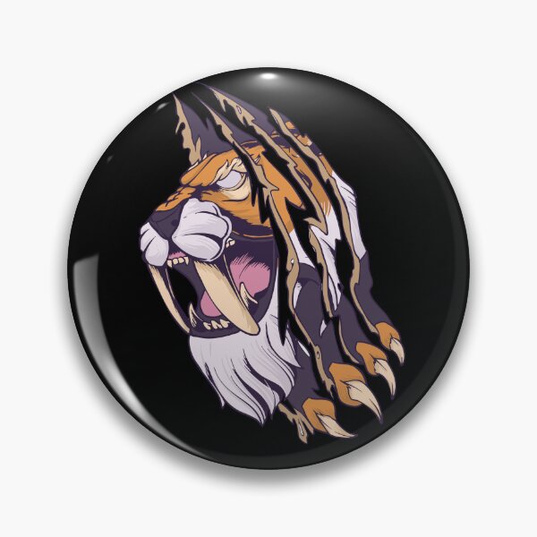 Item preview, Sabertooth Tiger Vintage Art Boys Saber Toothed Tiger Gear designed and sold by DynamicDesign.