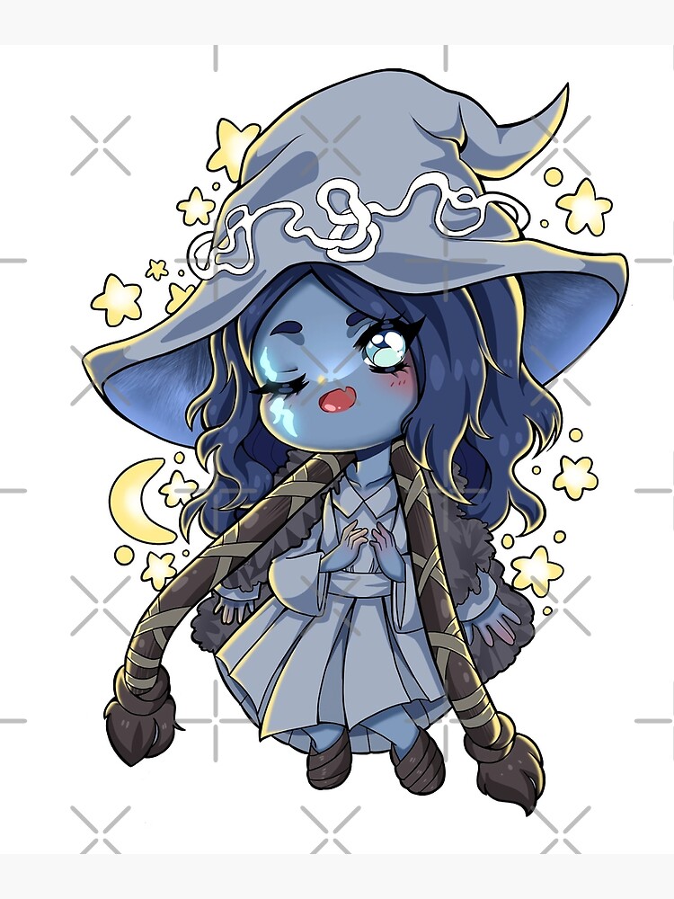 Cute Chibi Ranni The Witch Canvas Designed & Sold By Gabriel Martin