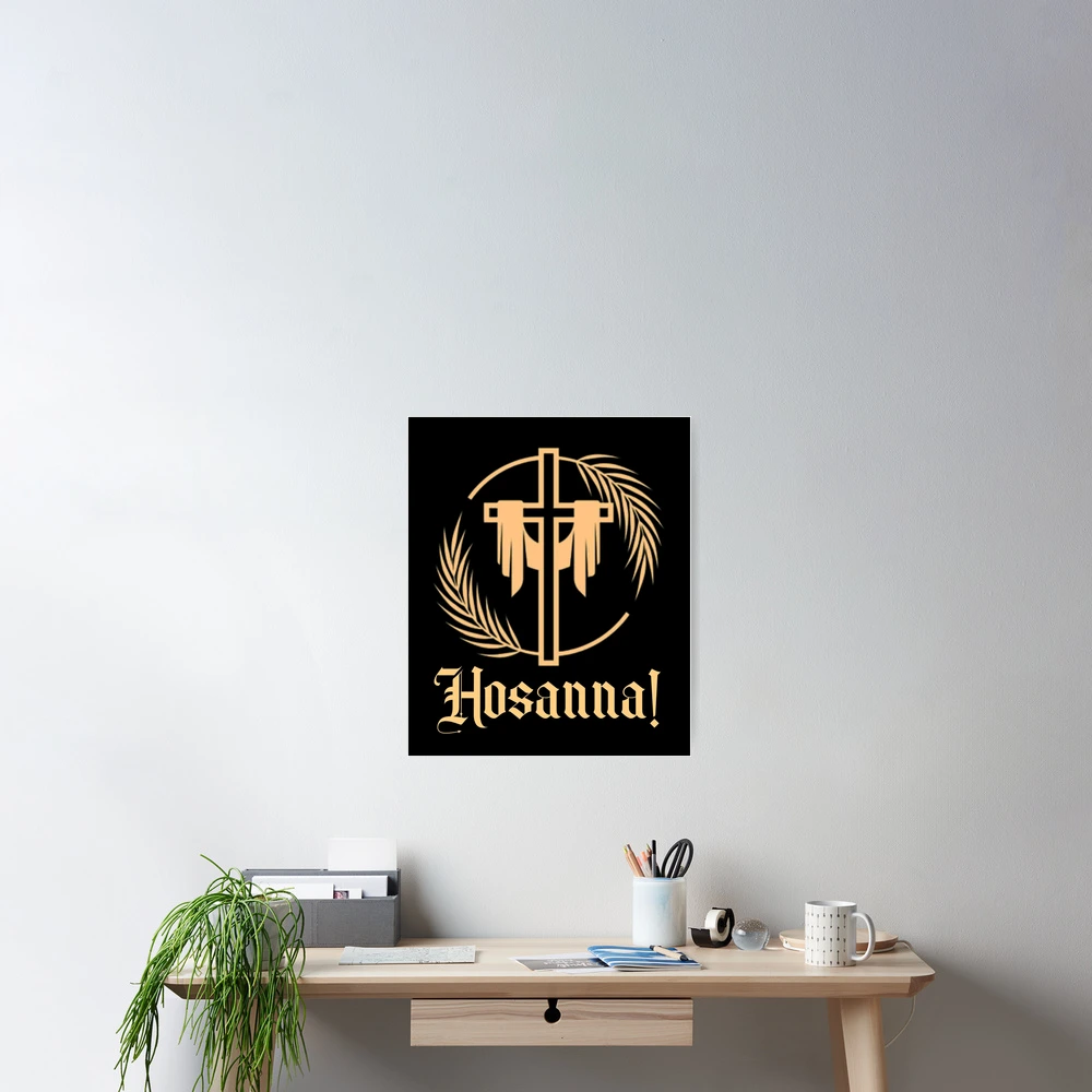 Hosanna To The King Scripture Page Wall Decal