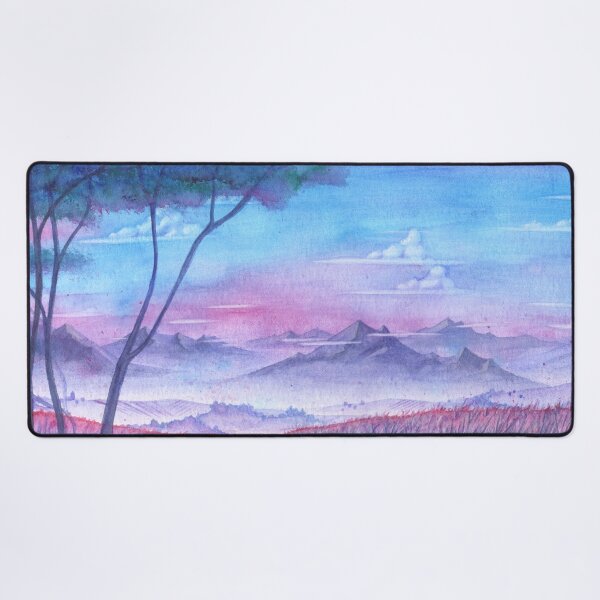 Item preview, Mountain landscape evening mood designed and sold by Feuersichel-art.