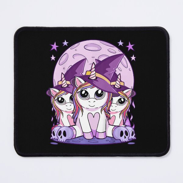 Item preview, Cute Halloween Witchy Unicorn Anime Kawaii Girls Women designed and sold by KristenWer8399.