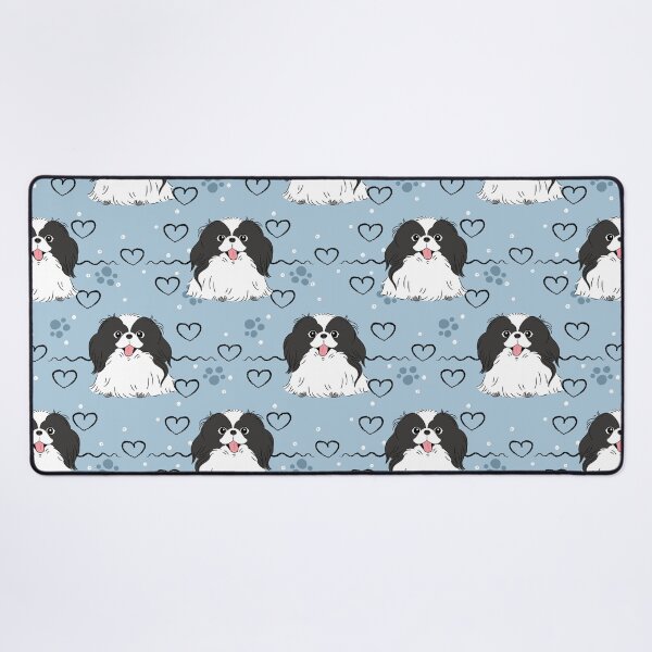 Item preview, LOVE Black and White Japanese Chin designed and sold by Lulupainting.