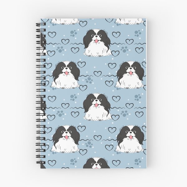 Item preview, LOVE Black and White Japanese Chin designed and sold by Lulupainting.