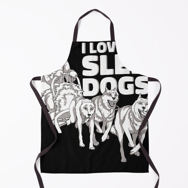 Item preview, I Love My Sled Dogs In The Snow Dog Sled designed and sold by JennaroseSe.