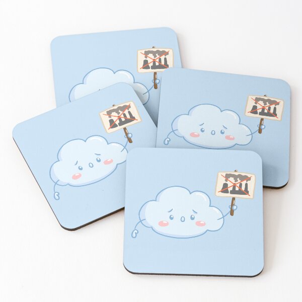 Item preview, Cute Kawaii Protesting Cloud designed and sold by NicoletaDesigns.