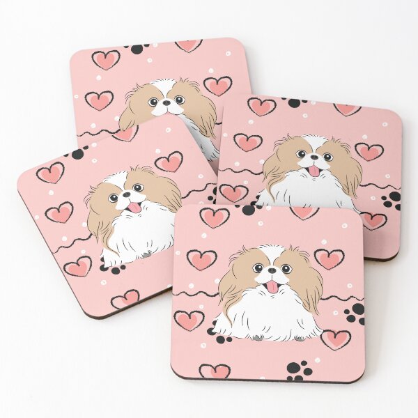 Item preview, LOVE Lemon and White Japanese Chin designed and sold by Lulupainting.