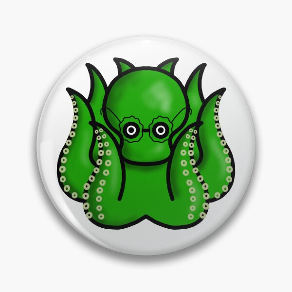 Artikelvorschau, grüner Oktopus mit Brille entworfen und verkauft von octo-PS.