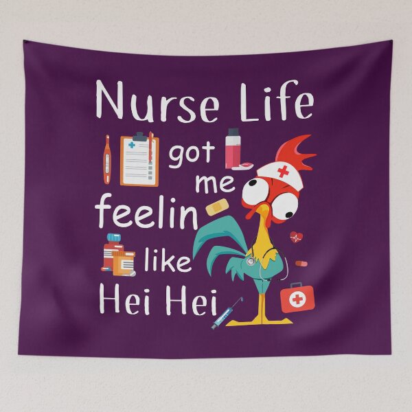 Item preview, Nurse Life Got Me Feelin Like Hei Hei Classic Guys Unisex, Basic Novelty, Graphics Female, Trending designed and sold by AlalaStore.