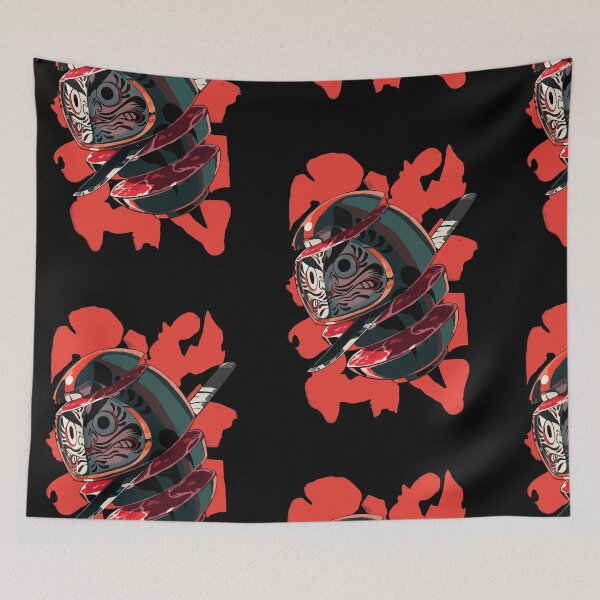 Item preview, Angry Daruma Japanese Game Aesthetic Harajuku Style designed and sold by cabestudio.