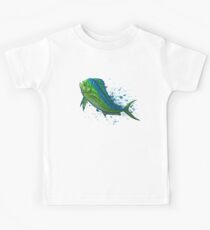 "El Dorado" by Amber Marine ~ mahi mahi / dolphin fish art, © 2015 Kids Tee