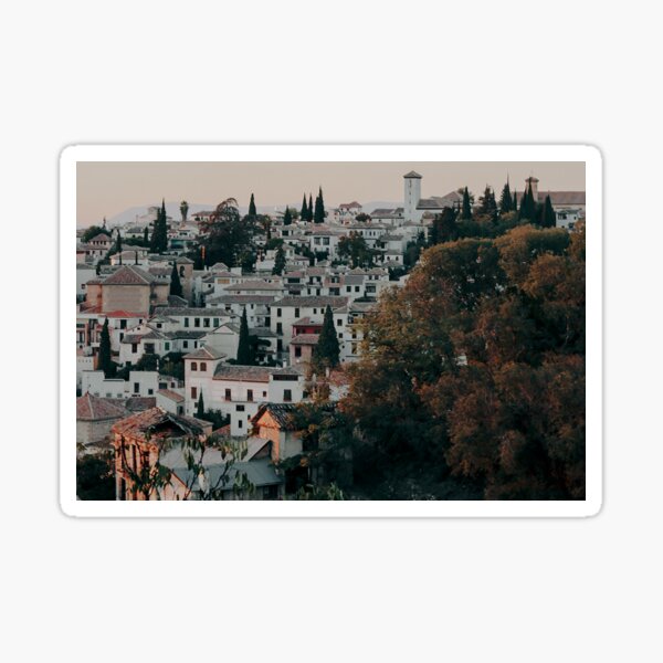Item preview, Granada Sunset City Landscape designed and sold by Sitorus Sun.