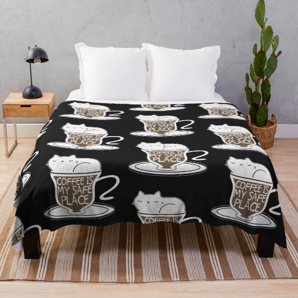 Item preview, Coffee is My Safe Place - Cat in A Mug designed and sold by slicksdesigns.