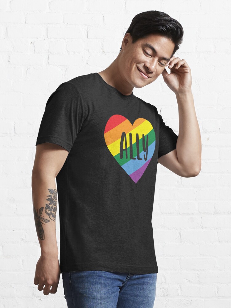 Discover LGBTQ Ally for Gay Pride Men Women Essential T-Shirt