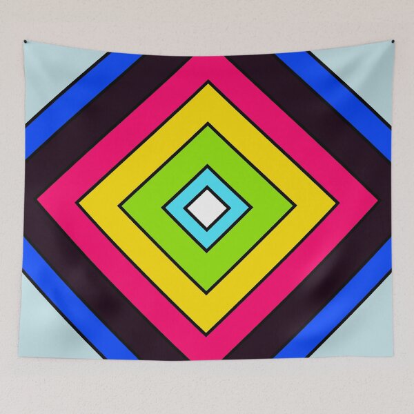 Item preview, colorful square texture design designed and sold by Cheni-Yathri.