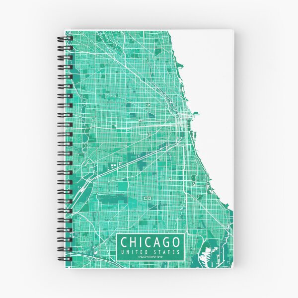 Item preview, Chicago City Map of Illinois, USA - Watercolor designed and sold by deMAP.