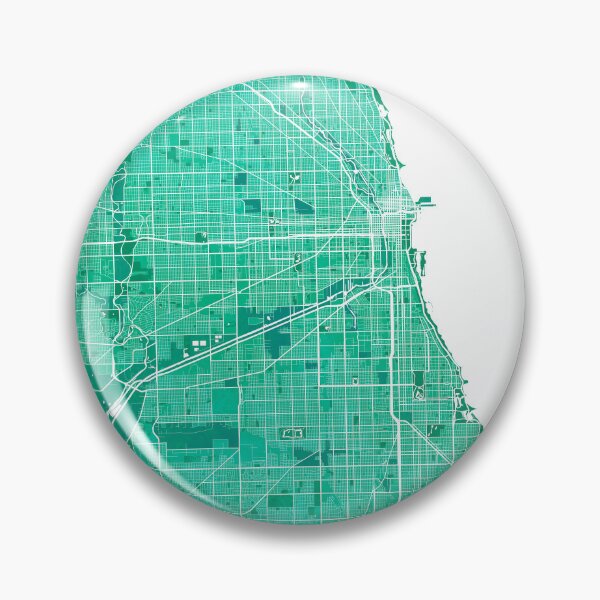 Item preview, Chicago City Map of Illinois, USA - Watercolor designed and sold by deMAP.