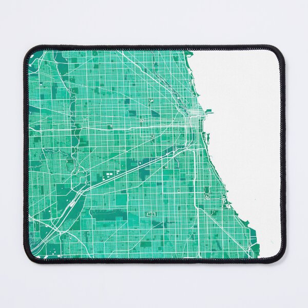 Item preview, Chicago City Map of Illinois, USA - Watercolor designed and sold by deMAP.