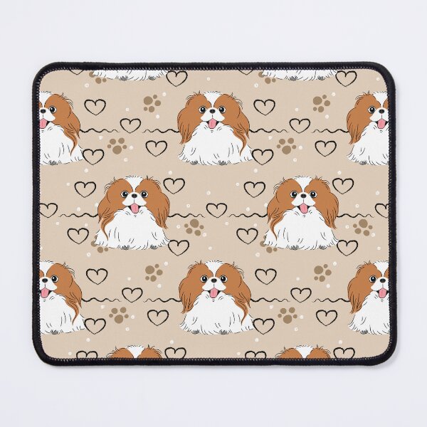 Item preview, LOVE Red and White Japanese Chin designed and sold by Lulupainting.