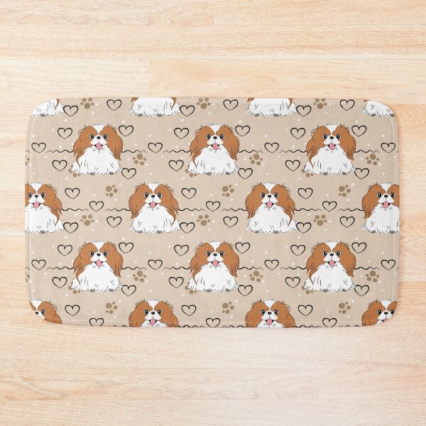Item preview, LOVE Red and White Japanese Chin designed and sold by Lulupainting.