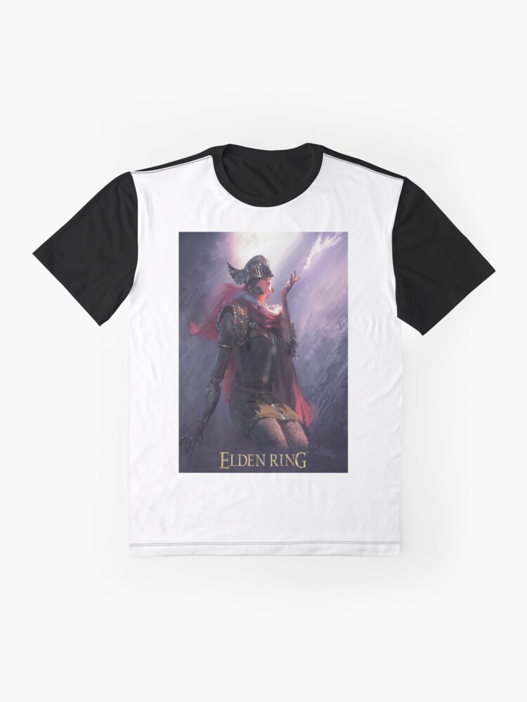Imagen 4 de 5, Camiseta gráfica con la obra Convence Acción Juego de rol Humor Elden Ring Mujeres Vintage, diseñada y vendida por GenevieBetynFry.