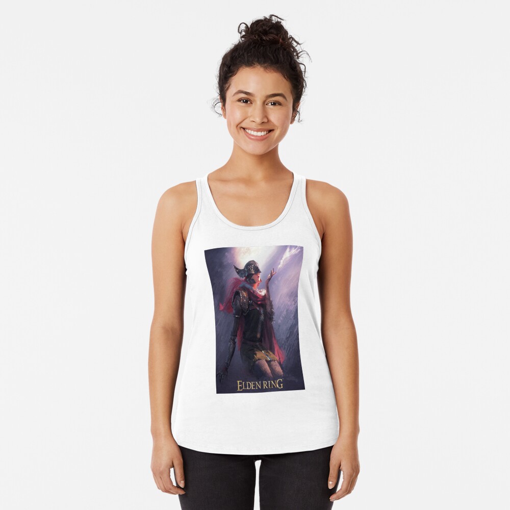 Vista previa del artículo con la obra «Camiseta con espalda nadadora», diseñado y vendido por GenevieBetynFry.