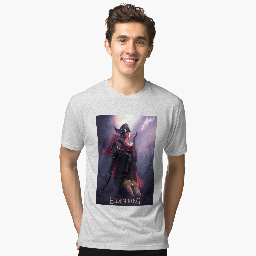 Vista previa del artículo con la obra «Camiseta de tejido mixto», diseñado y vendido por GenevieBetynFry.