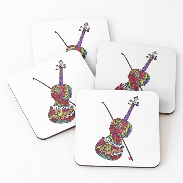 Item preview, Classical Music Composers Violin Word Art designed and sold by ibarrbeat.