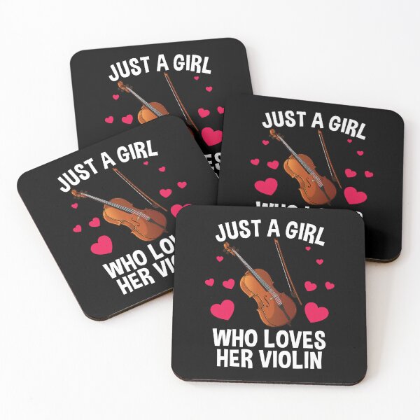 Item preview, Just A Girl Who Loves Her Violin - Violin Player designed and sold by ibarrbeat.