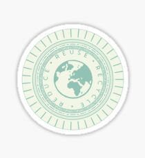 Reduce Reuse Recycle Sticker