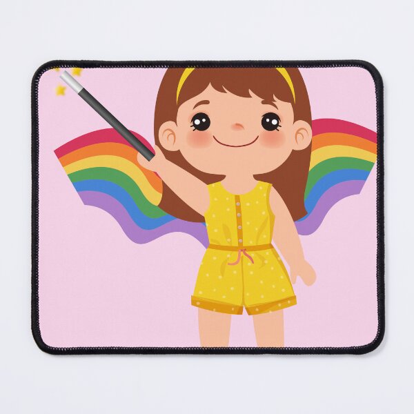 Item preview, kid with rainbow wings designed and sold by Kavi Designs.